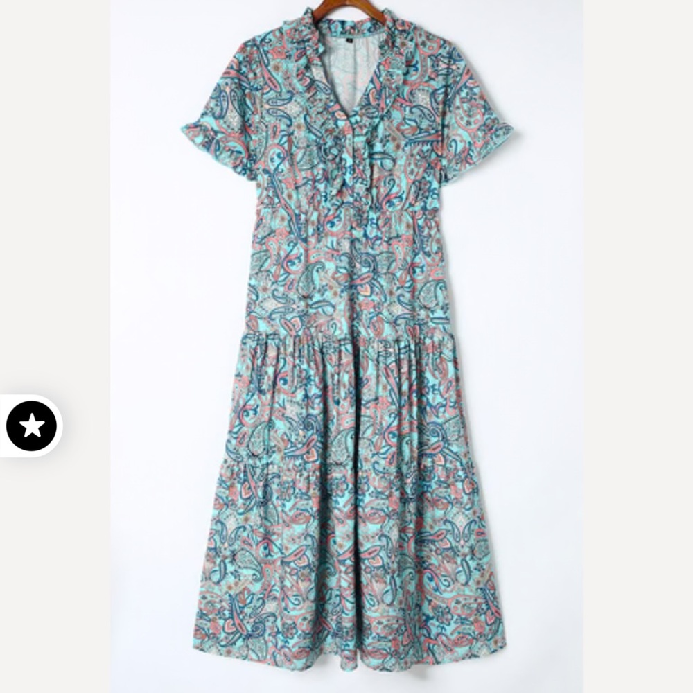 Floral Print Midi Dress